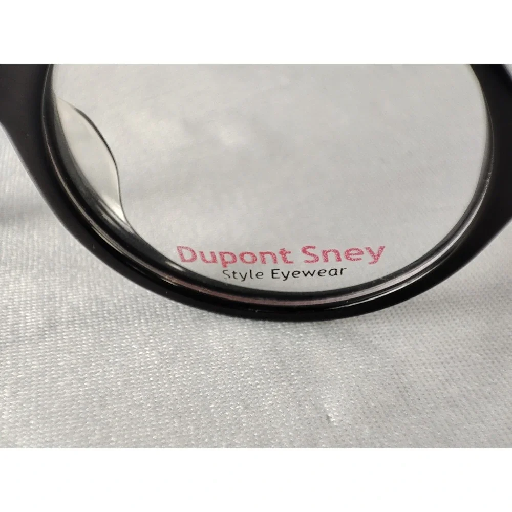 Dupont Sney D-5338‎ Black Round Eyeglass Frames Kids Small Adult 41-21-135 NWOT